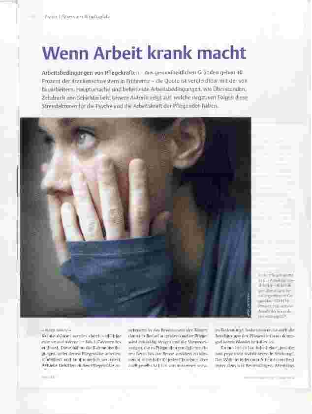 Vorschauseite 1: Wenn Arbeit krank macht