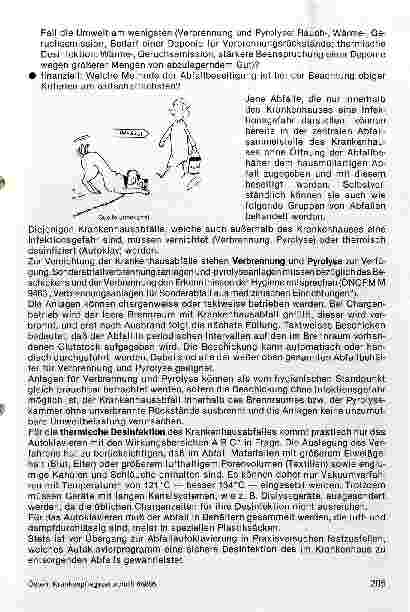 Vorschauseite 4: Entsorgung von Krankenhausabfällen Fortsetzung und Schluß