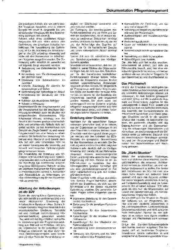 Vorschauseite 5: Die Erstellung eines EDV-Pflichtenheftes Eine Führungsaufgabe im Krankenhaus