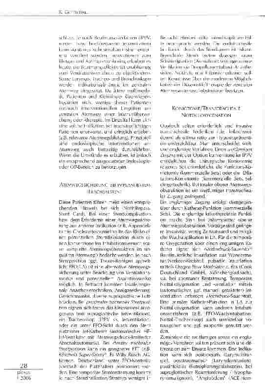 Vorschauseite 4: ATEMWEGSMANAGEMENT IN DER INTENSIVMEDIZIN