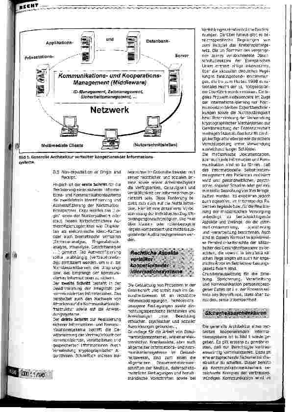 Vorschauseite 3: Datensicherheit in offen Gesundheitsinformationssystemen Verteilte Krankenakte stellt hohe Anforderungen an den Datenschutz