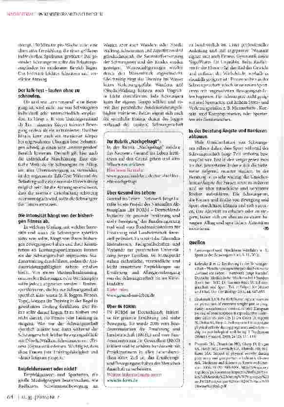 Vorschauseite 2: Ist Sport in der Schwangerschaft erlaubt?