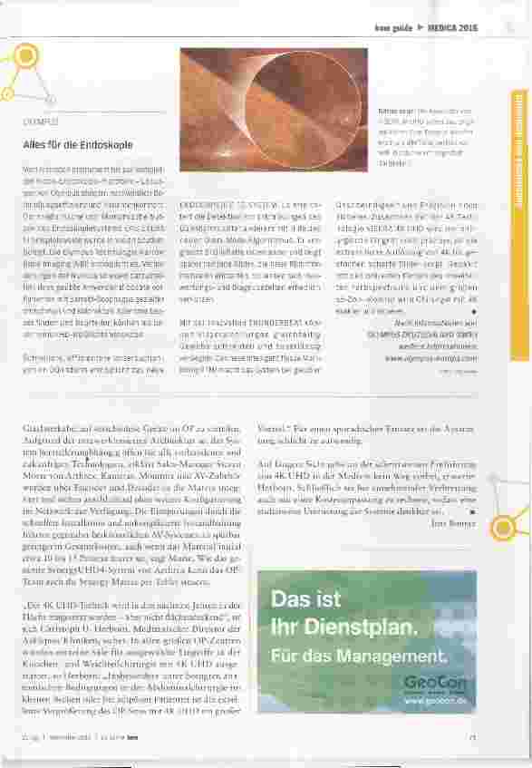 Vorschauseite 4: OP-Monitore Bunter, schärfer, klarer