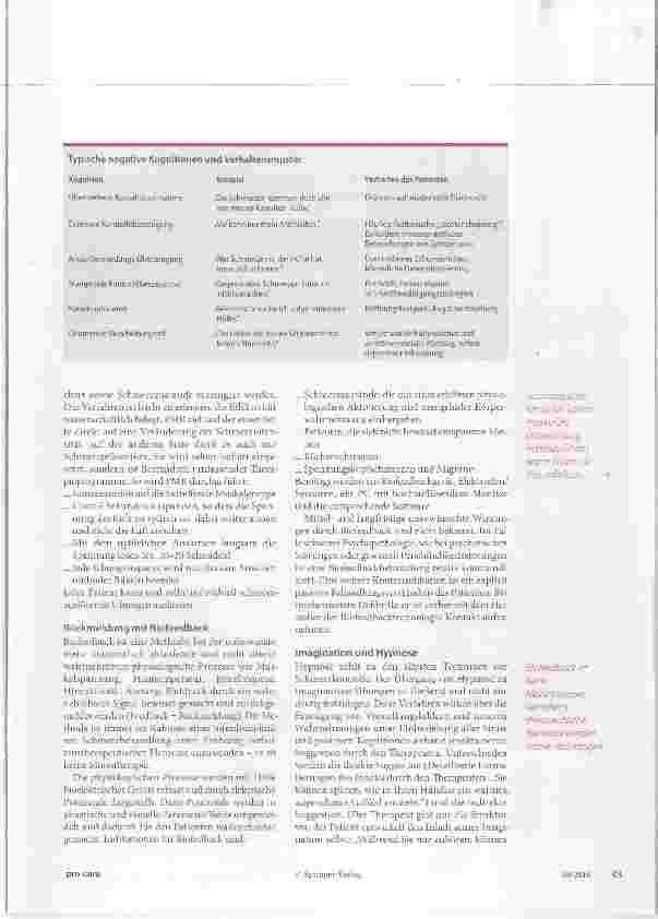 Vorschauseite 2: Psychophysiologische Verfahren In Trance Schmerzen reduzieren