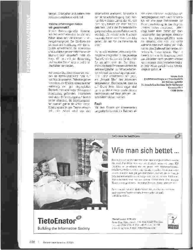 Vorschauseite 3: Ein- Euro- Jobber im Krankenhaus