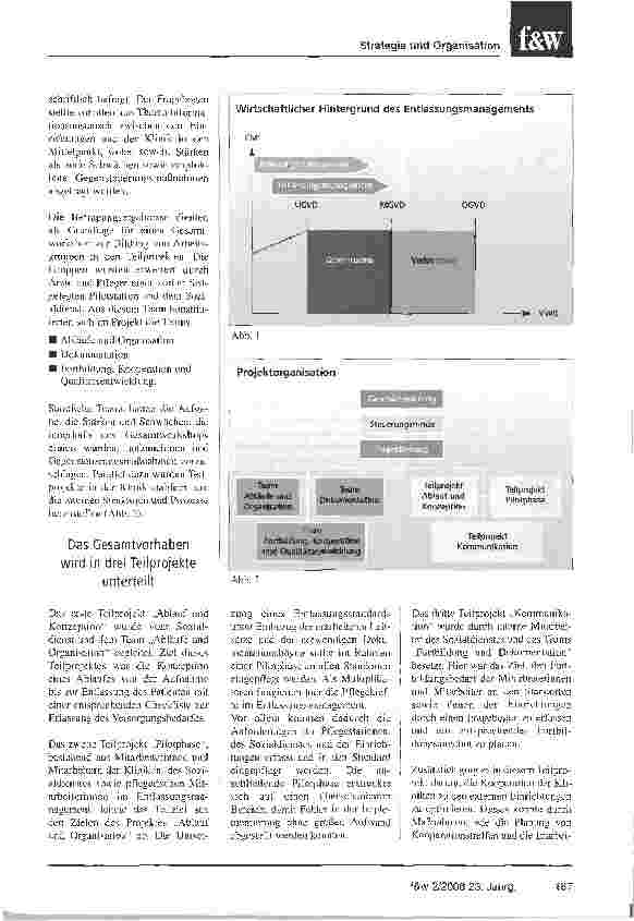 Vorschauseite 2: Entlassungsmanagement: Pflege und Sozialdienst müssen kooperieren ...... dann steigt die Wirtschaftlichkeit wie das Beispiel der Kliniken Pinneberg zeigt