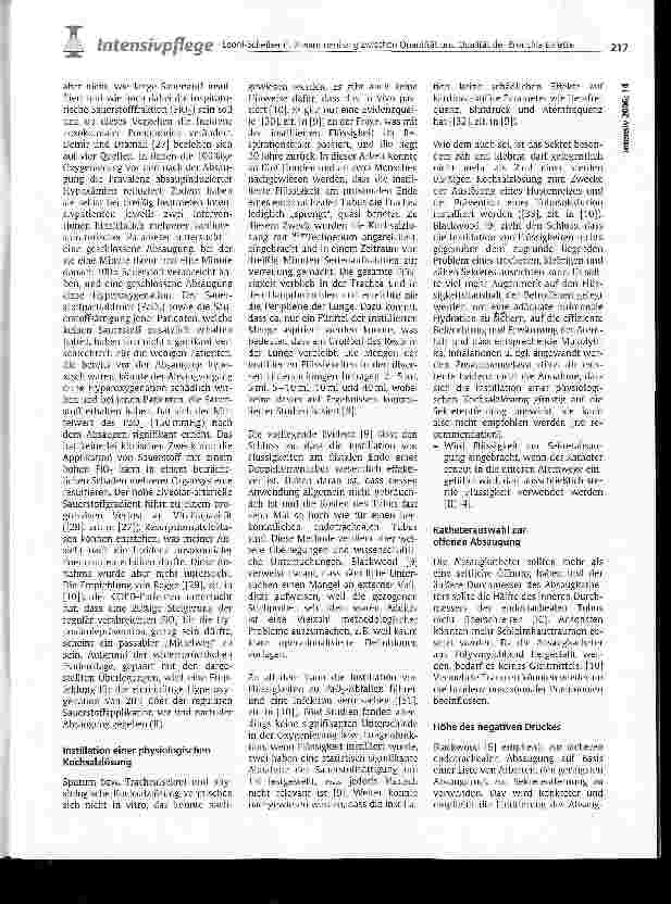 Vorschauseite 4: Zusammenhang zwischen Quantität und Qualität der Bronchialtoilette und Inzidenz nosokomialer Pneumonien bei endotracheal intubierten Patienten