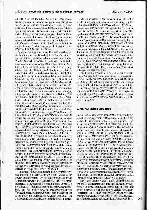 Vorschauseite 2: Bedürfnisse und Erwartungen von tamilischen Frauen in der Schwangerenvorsorge eines Schweizer Universitätsspitals
