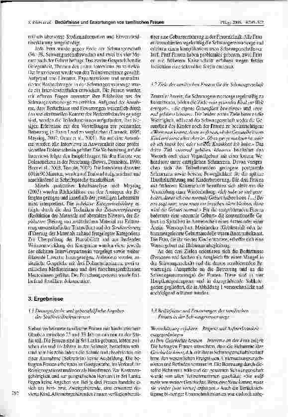 Vorschauseite 3: Bedürfnisse und Erwartungen von tamilischen Frauen in der Schwangerenvorsorge eines Schweizer Universitätsspitals