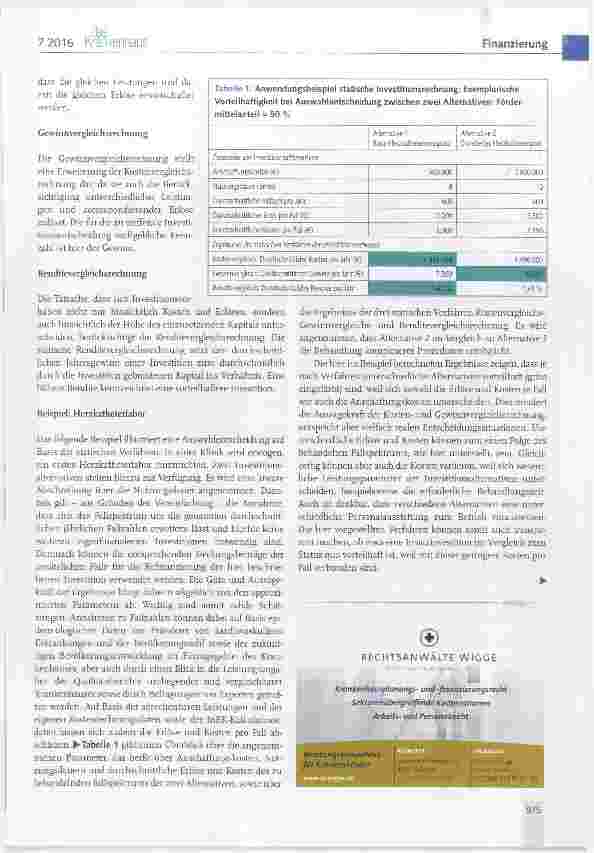 Vorschauseite 2: Unterstützung für die Investitions-planung im Krankenhaus