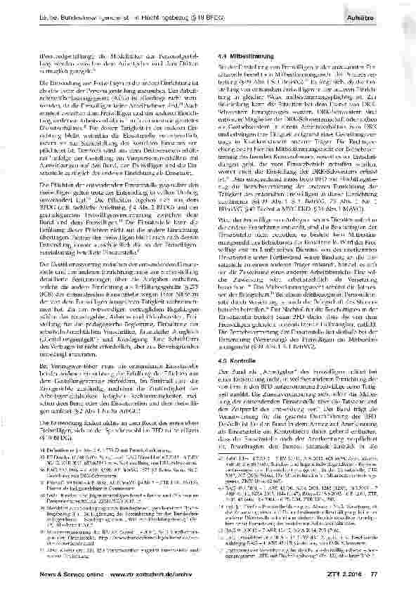 Vorschauseite 4: Bundesfreiwilligendienst mit Flüchtlingsbezug (§18 BFDG)