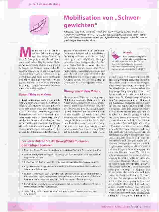 Vorschauseite 1: Mobilisation von „Schwergewichten