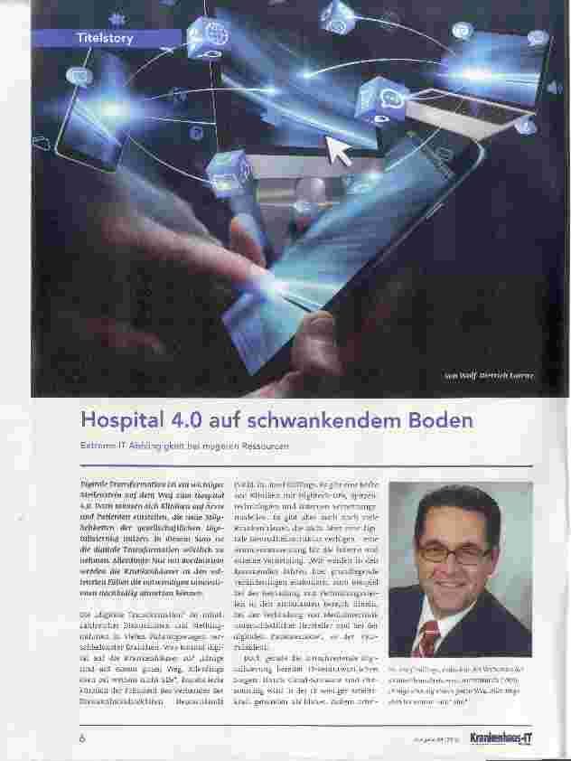 Vorschauseite 1: Hospital 4.0 auf schwankendem Boden