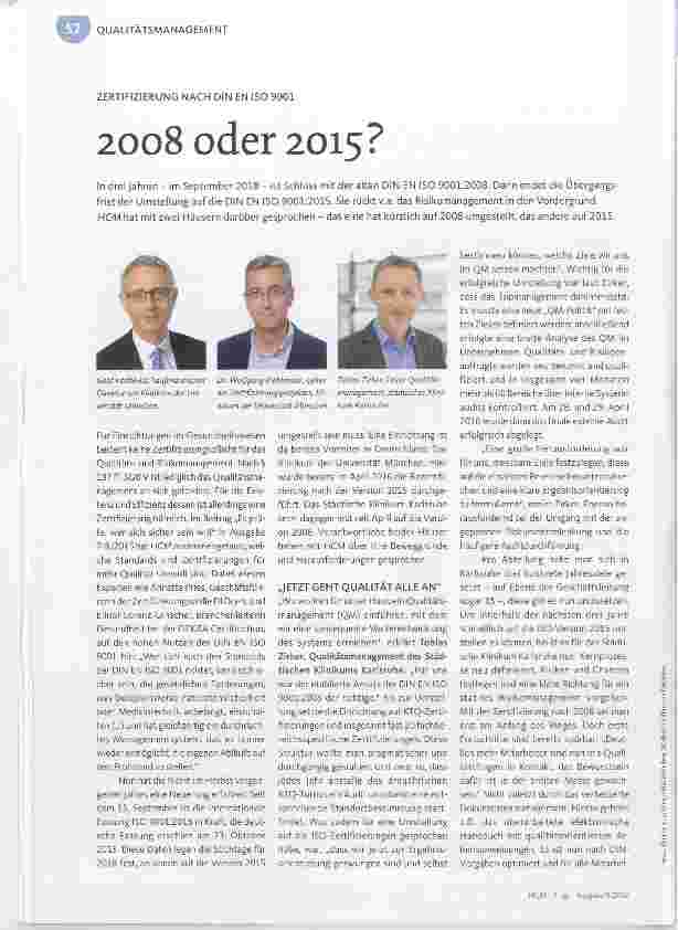 Vorschauseite 1: 2008 oder 2015?