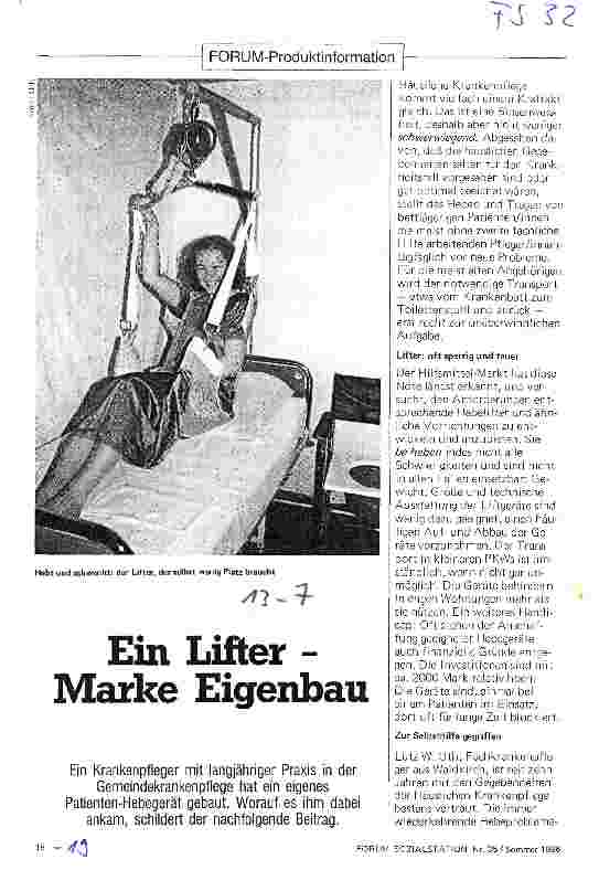 Vorschauseite 1: Ein Lifter - Marke Eigenbau