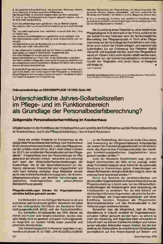 Vorschauseite 3: Werden Anhaltszahlen durch neue Berechnungsmethoden abgelöst ?