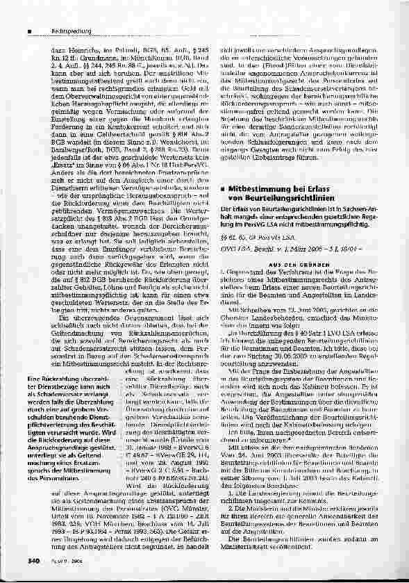Vorschauseite 4: Mitbestimmungstatbestand: Geltendmachung von Ersatzansprüchen