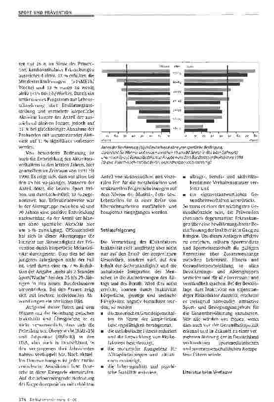 Vorschauseite 3: Risikofaktor Inaktivität