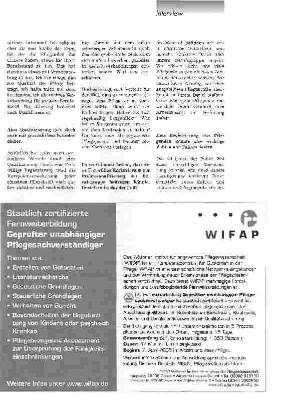Vorschauseite 2: Freiwillige Registrierung Registrierung bedeutetauch Qualifizierung
