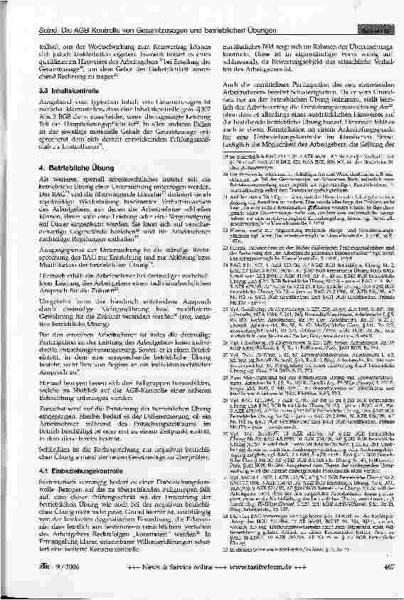 Vorschauseite 4: Die AGB-Kontrolle von Gesamtzusagen und betrieblichen Übungen1