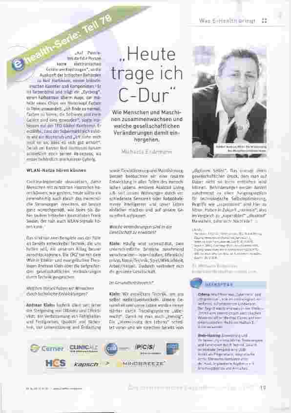 Vorschauseite 1: „Heute trage ich C-Dur“