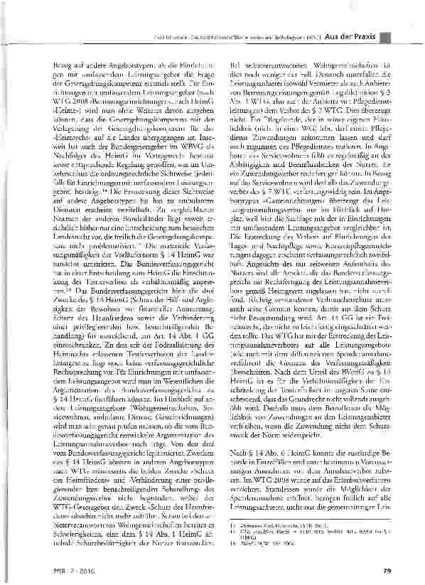 Vorschauseite 4: Das nordrhein-westfälische Wohnund Teilhabegesetz (WTG)