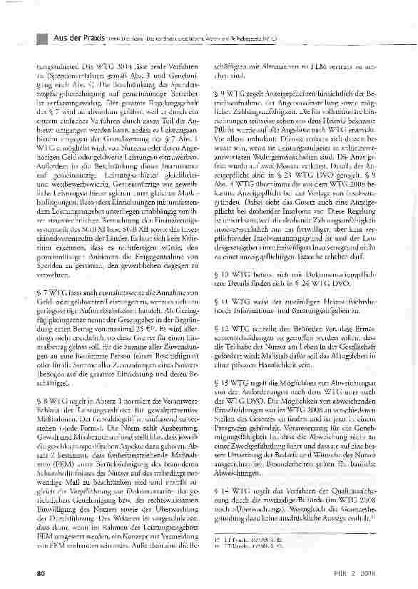 Vorschauseite 5: Das nordrhein-westfälische Wohnund Teilhabegesetz (WTG)