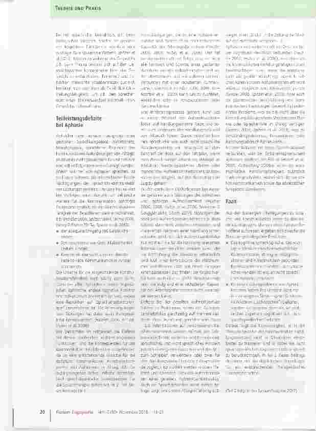 Vorschauseite 5: Zur Didaktik der teilhabe-orientierten Aphasietherapie Teil 1: Kommunikatives Handeln und kognitive Teilleistungen