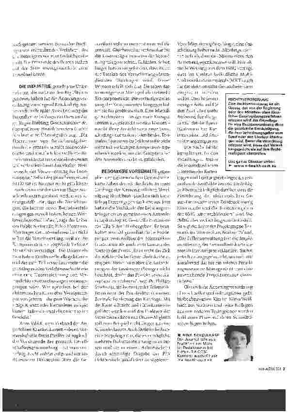 Vorschauseite 4: GESUNDHEITSKARTE - DIE DAUERKARTE