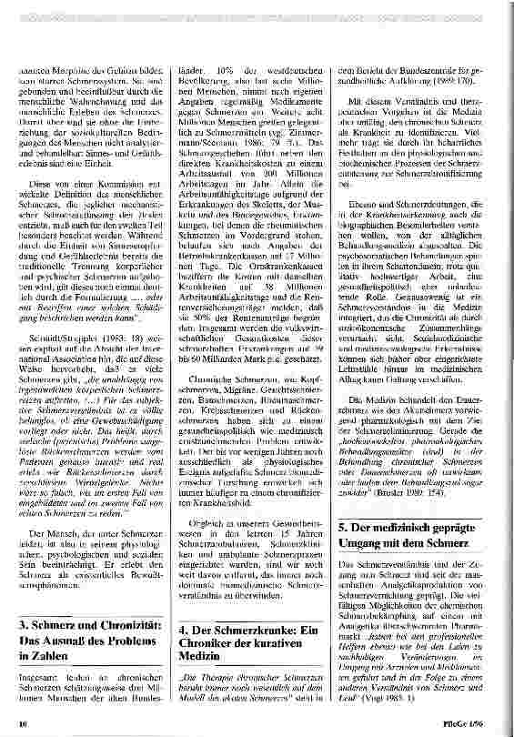 Vorschauseite 3: Schmerz in der Pflege und Pflegeforschung
