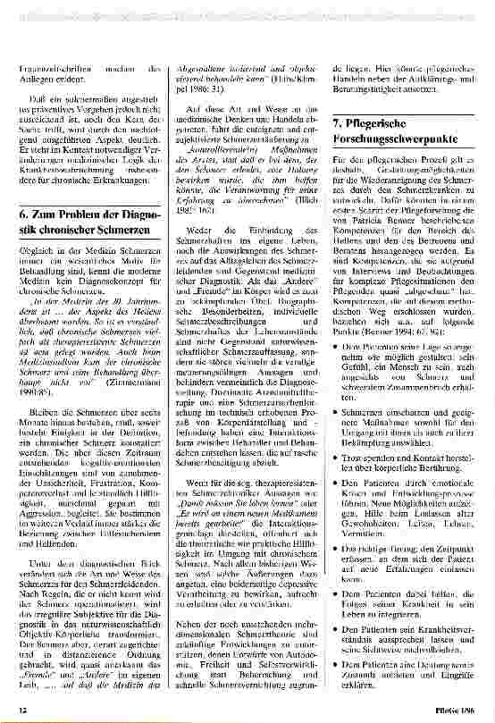 Vorschauseite 5: Schmerz in der Pflege und Pflegeforschung