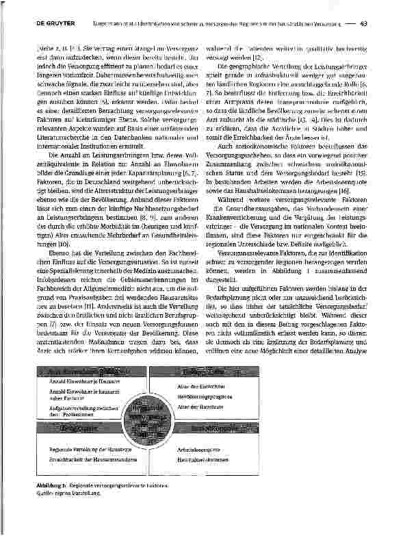 Vorschauseite 2: Identifikation von schwer zu versorgenden Regionen in der hausärztlichen Versorgung -welche Faktoren müssen wir berücksichtigen?