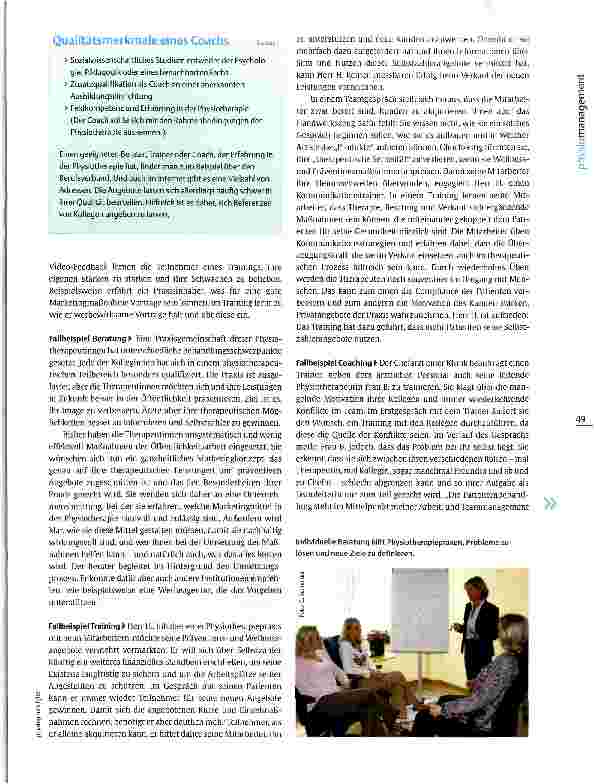 Vorschauseite 2: Coaching, Training und Beratung für TherapeutenGut beraten