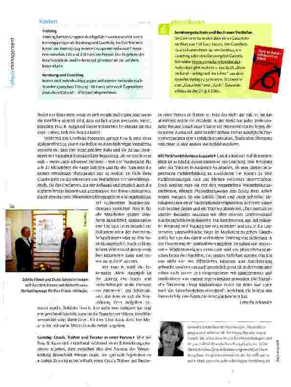 Vorschauseite 3: Coaching, Training und Beratung für TherapeutenGut beraten