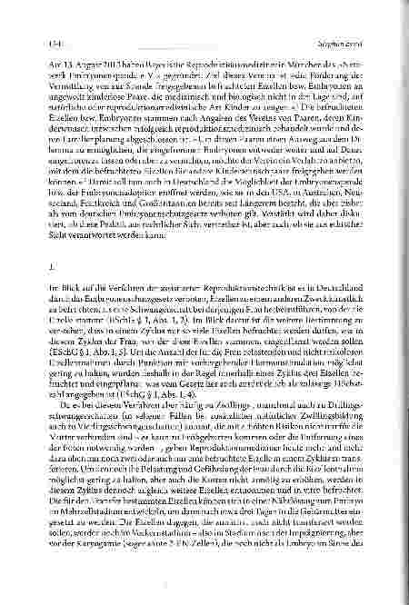 Vorschauseite 2: Soll man Embryonen zur Adoption freigeben können? - Überlegungen aus der Sicht theologischer Ethik