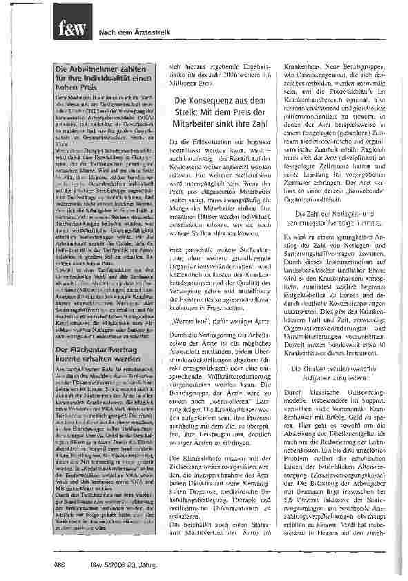Vorschauseite 3: Kommunale Krankenhäuser nach dem Tarifkonflikt: Was nun?