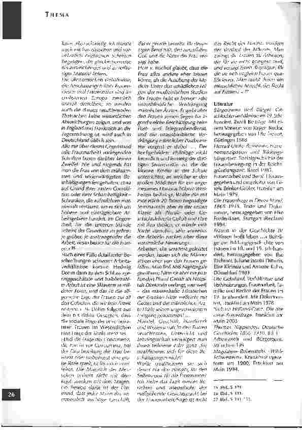 Vorschauseite 5: Das Frauenbild im ausgehenden 19. JahrhundertEin Beitrag zur Geschichte der Gründung des Evangelischen Diakonievereins (Teil II)