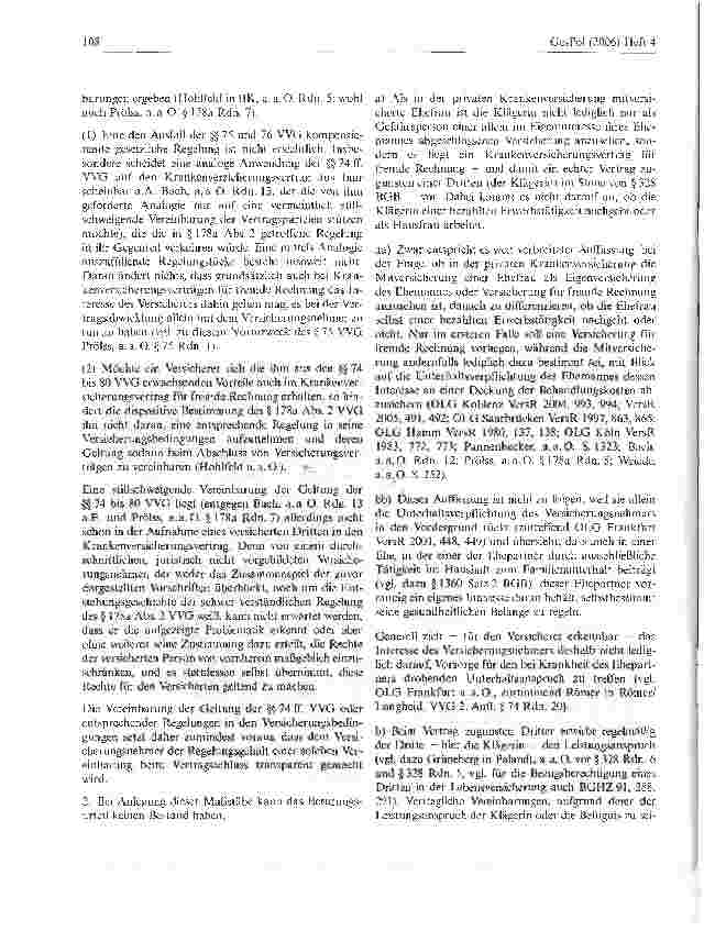 Vorschauseite 5: Rechte des mitversicherten Ehegatten in der privaten Krankheitskostenversicherung