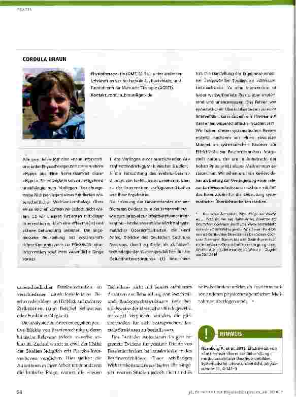 Vorschauseite 3: Faszientechniken auf dem Prüfstand