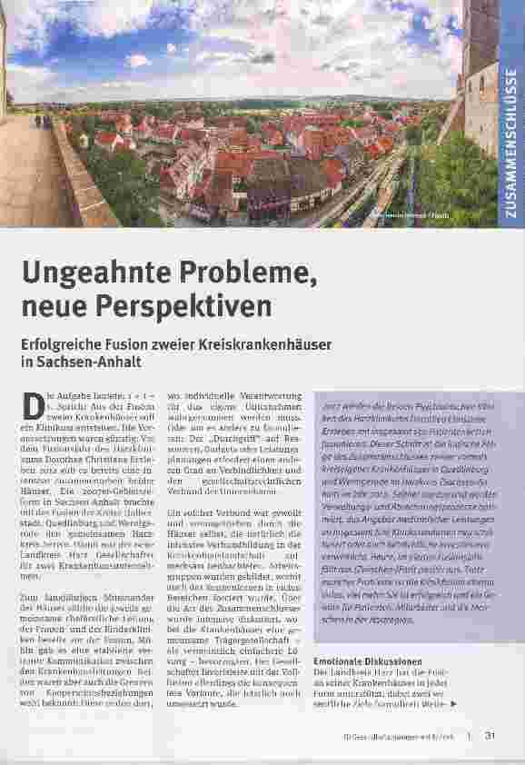 Vorschauseite 1: Ungeahnte Probleme, neue Perspektiven