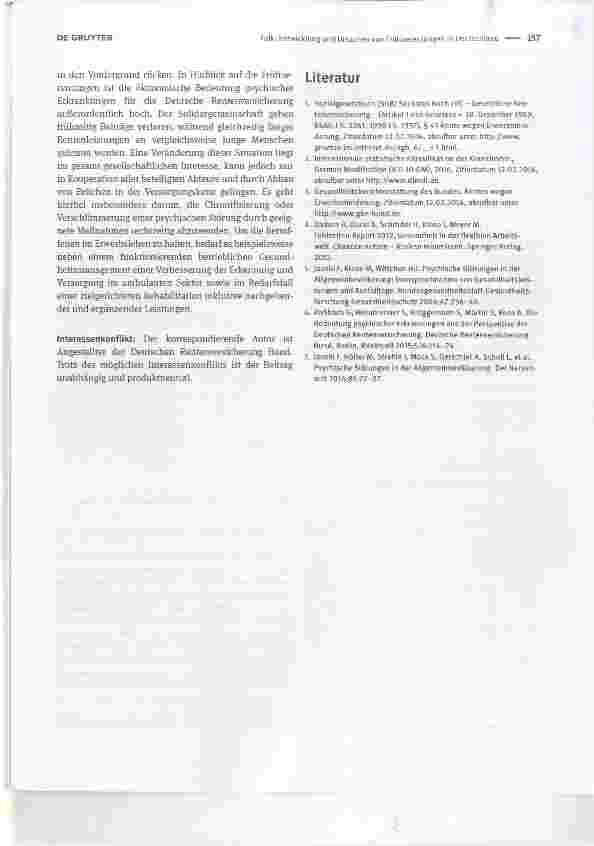 Vorschauseite 4: Entwicklung und Ursachen von FrUhberentungen in Deutschland