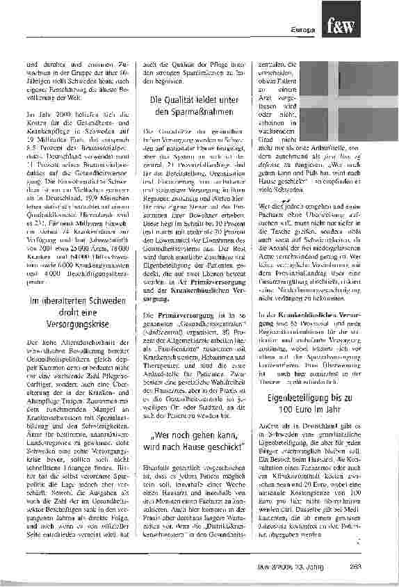 Vorschauseite 2: Hält Schweden, was es verspricht?