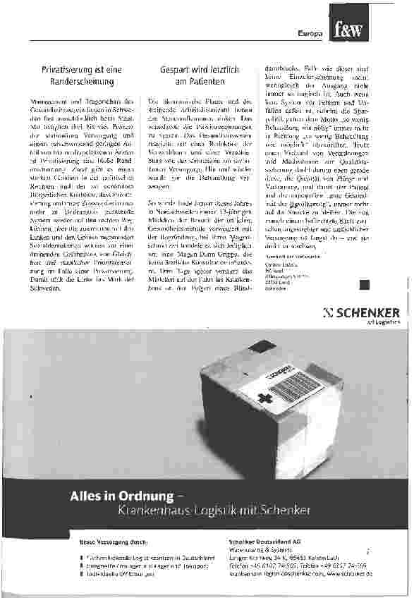 Vorschauseite 4: Hält Schweden, was es verspricht?
