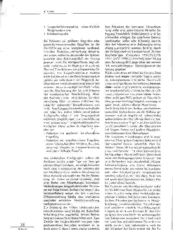 Vorschauseite 2: DER LUNGENKRANKE PATIENT -WELCHE BEFUNDE WERDEN BENÖTIGT, WELCHE VORBEREITUNGEN SIND SINNVOLL?