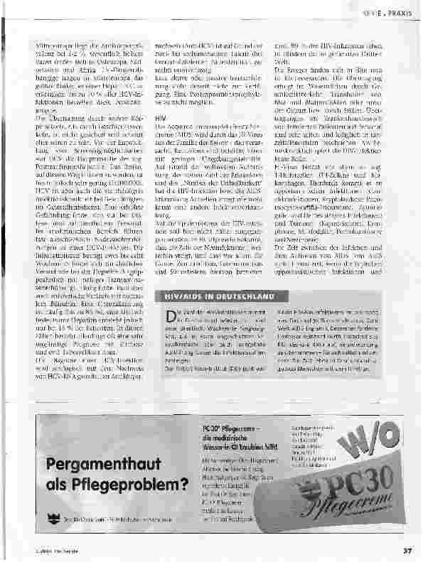 Vorschauseite 2: Virale ErkrankungenTeil 4: Virenübertragung durch Blut und Blutprodukte