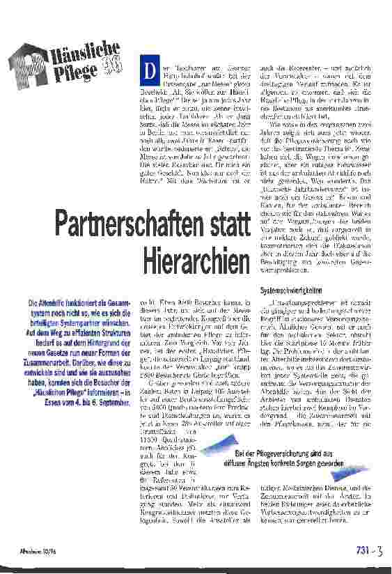 Vorschauseite 1: Partnerschaft statt Hierarchie