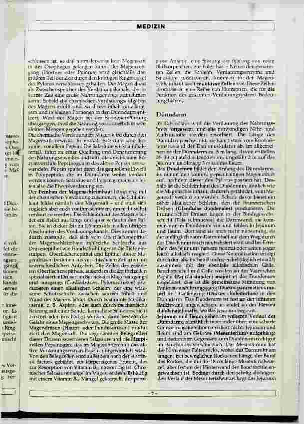 Vorschauseite 2: Anatomie und Histologie des Verdauungstraktes
