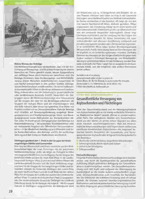 Vorschauseite 1: Gesundheitliche Versorgung von Asylsuchenden und Flüchtlingen