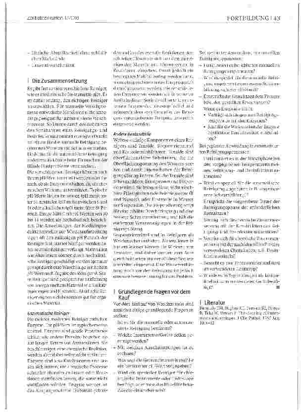Vorschauseite 2: Reiniger: Eine Einführung