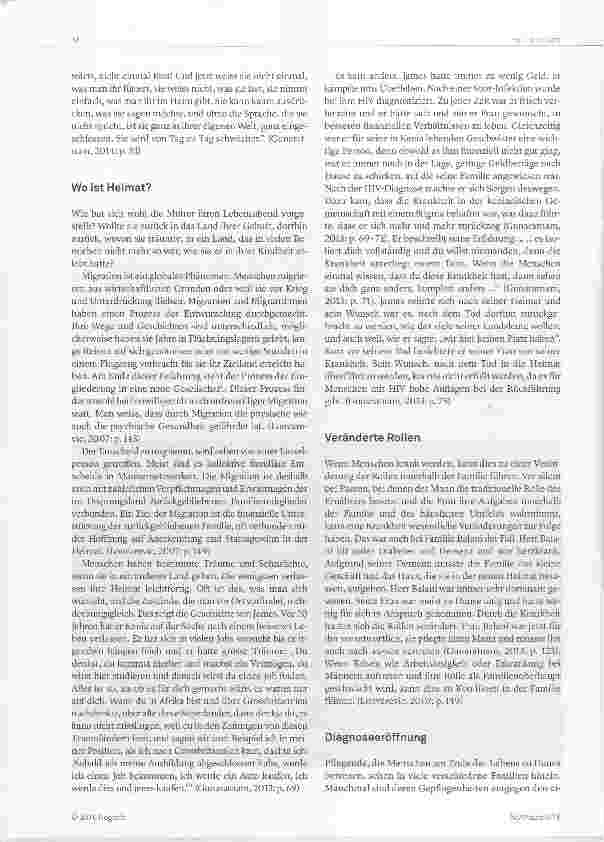 Vorschauseite 2: „Es ist nicht schlecht in diesem Land, aber es ist nicht die gleiche Wärme“